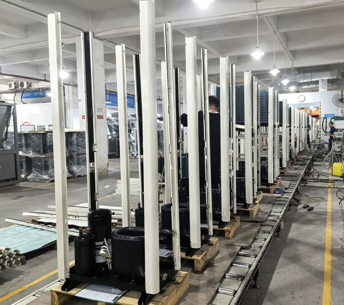 星科蒸發冷省電空調-生產車間