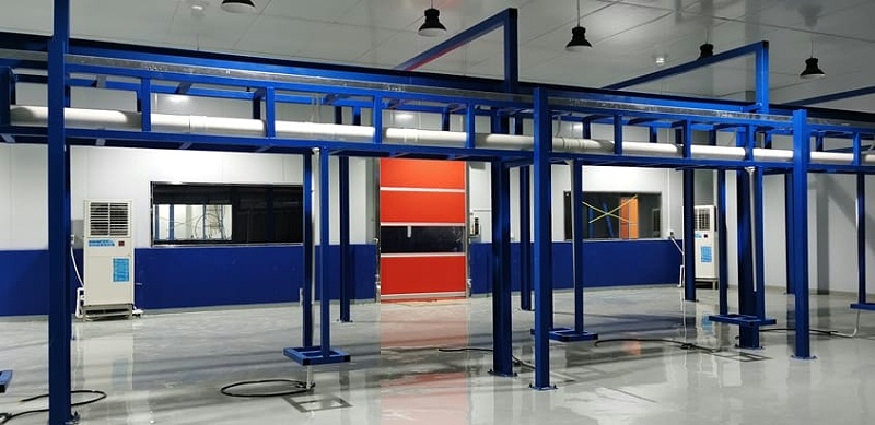 工業(yè)省電空調(diào)-立式軸流機應用于食品工廠車間降溫案例